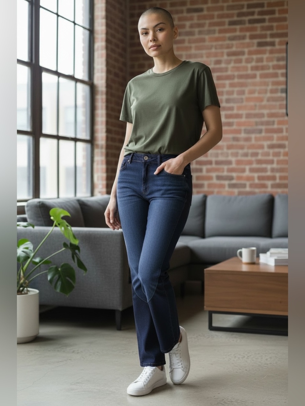 SPORT MAX by Max Mara Cotton Polyester Jeans Women’s Navy SZ 26 Italy